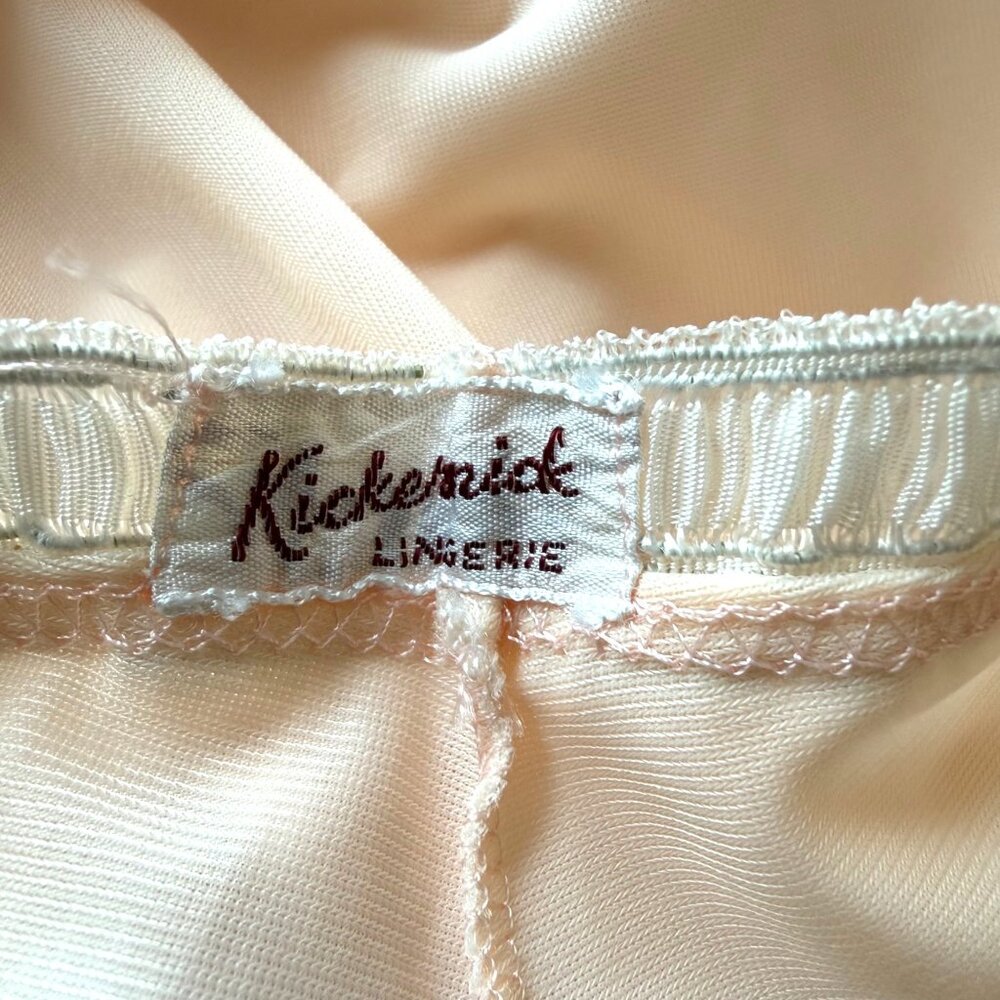 Henson Kickernick Womens Peach Nylon Panty Pettipant Tap Shorts Size 5 VTG Panti - Picture 4 of 6